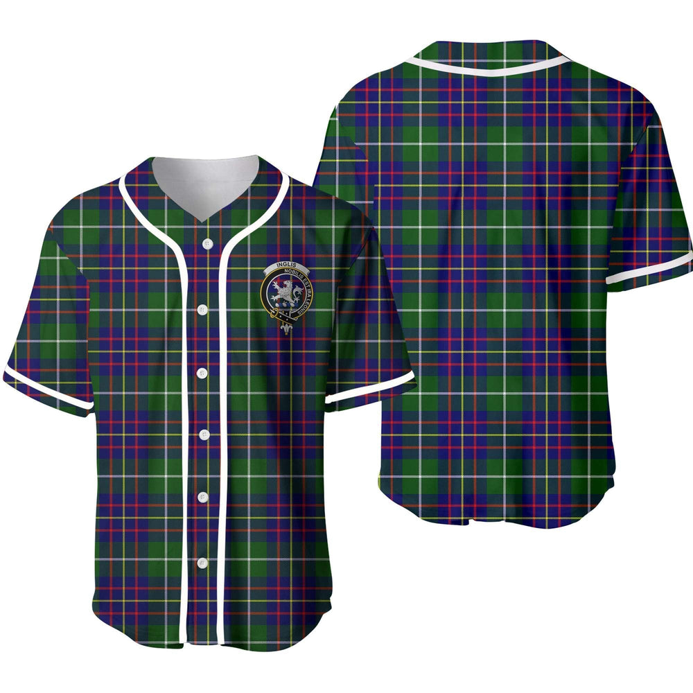 Clan Inglis Tartan Unisex Baseball Jersey GM21OU35 Clan Inglis Tartan Today