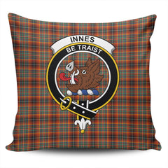 Clan Innes Ancient Tartan Crest Pillow Cover OV14 Clan Innes Tartan Today