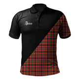 Clan Innes Modern Clan - Military Polo Shirt CX49 Innes Modern Tartan Tartan Polo