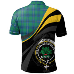 Clan Irvine Ancient Tartan Polo Shirt - Royal Coat Of Arms Style ZQ59 Irvine Ancient Tartan Tartan Polo