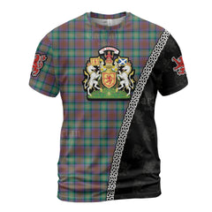 Personalized Clan Isle of Skye Tartan Shirt with Scotland Coat of Arms & Custom Name VN59