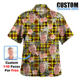 Clan Jardine Tartan Custom Face Hawaiian Shirt – Unisex Gift for Family Members, Summer Party GQ92 Jardine Tartan Tartan Hawaii Shirt