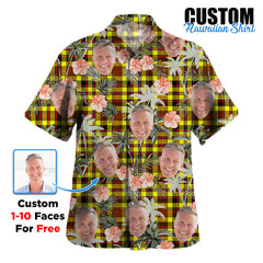 Clan Jardine Tartan Custom Face Hawaiian Shirt – Unisex Gift for Family Members, Summer Party GQ92 Jardine Tartan Tartan Hawaii Shirt