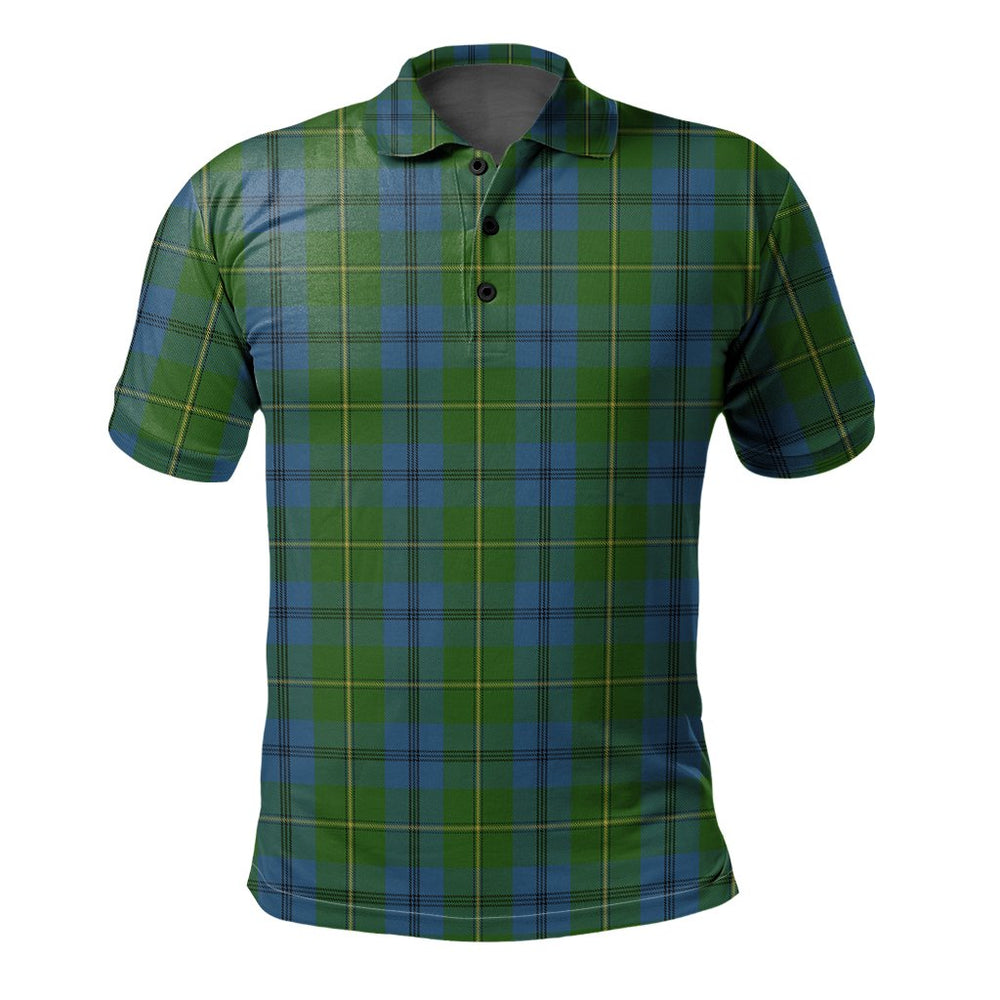 Clan Johnston -Johnstone Tartan Polo Shirt SS70 Johnston -Johnstone Tartan Tartan Polo