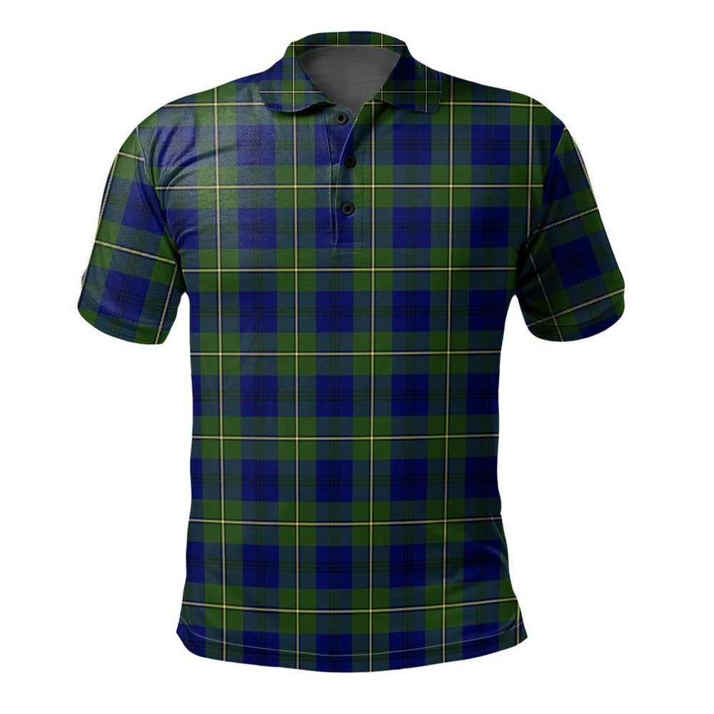 Clan Johnston Modern Tartan Polo Shirt EK91 Johnston Modern Tartan Tartan Polo