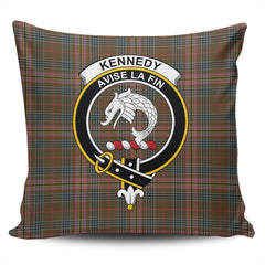 Clan Kennedy Weathered Tartan Crest Pillow Cover TX83 Clan Kennedy Tartan Today