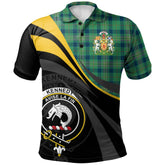 Clan Kennedy Ancient Tartan Polo Shirt - Royal Coat Of Arms Style SW99 Kennedy Ancient Tartan Tartan Polo