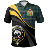 Clan Kennedy Modern Tartan Polo Shirt - Royal Coat Of Arms Style BO37 Kennedy Modern Tartan Tartan Polo