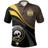 Clan Kennedy Weathered Tartan Polo Shirt - Royal Coat Of Arms Style YJ50 Kennedy Weathered Tartan Tartan Polo