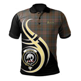 Clan Kennedy Weathered Tartan Polo Shirt - Believe In Me Style QG72 Kennedy Weathered Tartan Tartan Polo