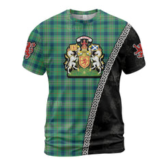 Personalized Clan Kennedy Ancient Tartan Shirt with Scotland Coat of Arms & Custom Name FN61
