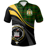 Clan Kincaid Modern Tartan Polo Shirt - Royal Coat Of Arms Style QM64 Kincaid Modern Tartan Tartan Polo