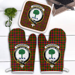 Clan Kinninmont Tartan Crest Oven Mitt And Pot Holder (2 Oven Mitts + 1 Pot Holder) CH29 Clan Borthwick Tartan Today
