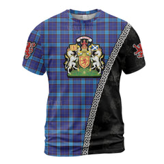Personalized Clan Kirkcaldy Tartan Shirt with Scotland Coat of Arms & Custom Name CC66