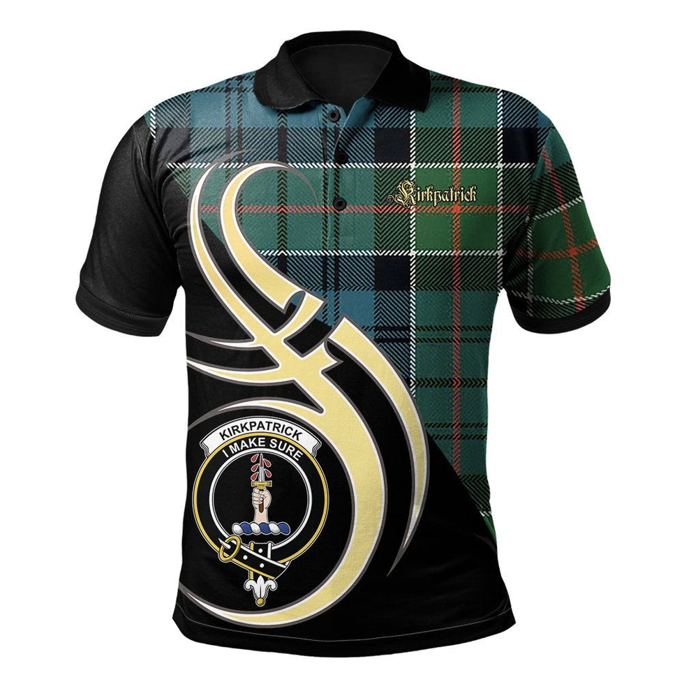 Clan Kirkpatrick Tartan Polo Shirt - Believe In Me Style PA27 Kirkpatrick Tartan Tartan Polo