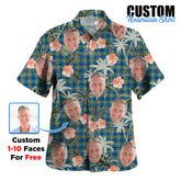 Clan Laing Tartan Custom Face Hawaiian Shirt – Unisex Gift for Family Members, Summer Party EX74 Laing Tartan Tartan Hawaii Shirt