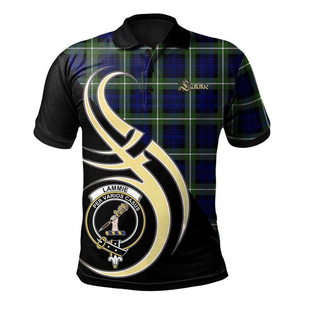 Clan Lammie Tartan Polo Shirt - Believe In Me Style SE65 Lammie Tartan Tartan Polo