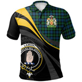 Clan Lamont Tartan Polo Shirt - Royal Coat Of Arms Style AO57 Lamont Tartan Tartan Polo