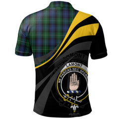 Clan Lamont 2 Tartan Polo Shirt - Royal Coat Of Arms Style JK75 Lamont 2 Tartan Tartan Polo