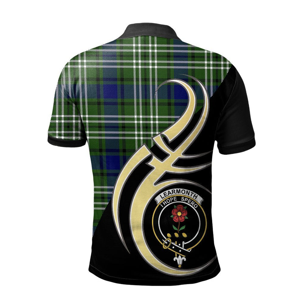 Clan Learmonth Tartan Polo Shirt - Believe In Me Style PX86 Learmonth Tartan Tartan Polo
