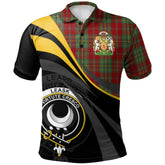 Clan Leask Tartan Polo Shirt - Royal Coat Of Arms Style UJ58 Leask Tartan Tartan Polo
