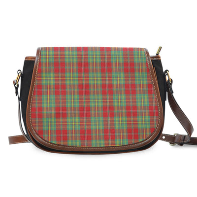 Clan Leask Tartan Saddle Handbags