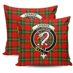 Clan Lennox Modern Tartan Crest Pillow Cover WQ72 Clan Lennox Tartan Today