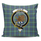 Clan Leslie Hunting Tartan Crest Pillow Cover YY93 Clan Leslie Tartan Today