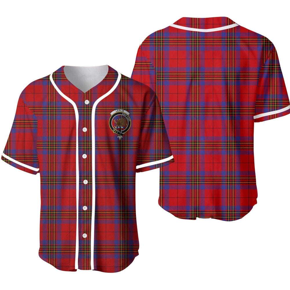 Clan Clan Leslie Tartan Unisex Baseball Jersey EE82AQ14 Clan Leslie Tartan Today