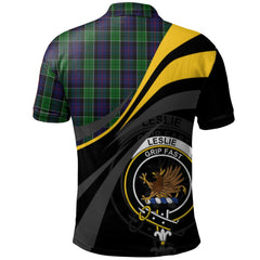 Clan Leslie Hunting Tartan Polo Shirt - Royal Coat Of Arms Style YS39 Leslie Hunting Tartan Tartan Polo