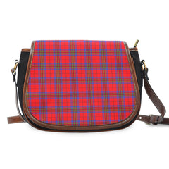 Clan Leslie Modern Tartan Saddle Handbags ZU21 Clan Leslie Tartan Today