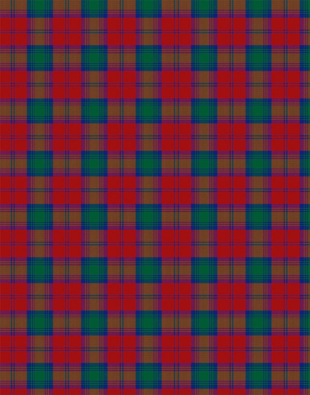 Lindsay tartan swatch