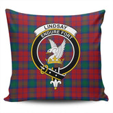 Clan Lindsay Modern Tartan Crest Pillow Cover KE10 Clan Lindsay Tartan Today