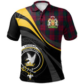 Clan Lindsay 01 Tartan Polo Shirt - Royal Coat Of Arms Style WB92 Lindsay 01 Tartan Tartan Polo