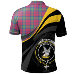 Clan Lindsay Ancient Tartan Polo Shirt - Royal Coat Of Arms Style ZM14 Lindsay Ancient Tartan Tartan Polo