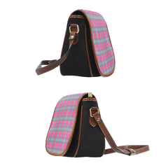 Clan Lindsay Ancient Tartan Saddle Handbags UP91 Clan Lindsay Tartan Today