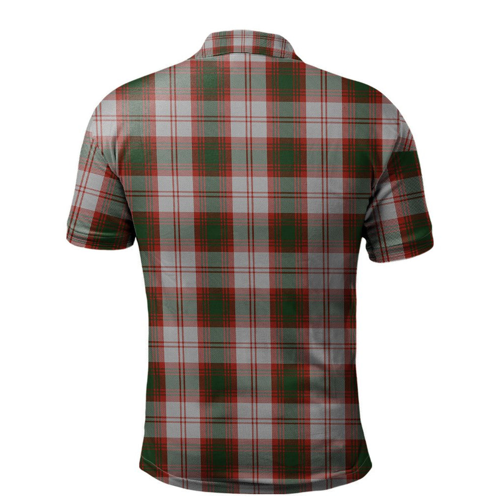 Clan Lindsay Dress Red Tartan Polo Shirt KY36 Lindsay Dress Red Tartan Tartan Polo