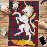 Clan Lindsay Modern Tartan Crest Unicorn Scotland Jigsaw Puzzles Gift For Family PP96 Clan Lindsay Tartan Today