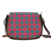Clan Lindsay Modern Tartan Saddle Handbags MK87 Clan Lindsay Tartan Today