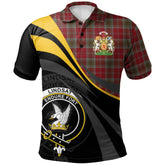 Clan Lindsay Weathered Tartan Polo Shirt - Royal Coat Of Arms Style PY30 Lindsay Weathered Tartan Tartan Polo