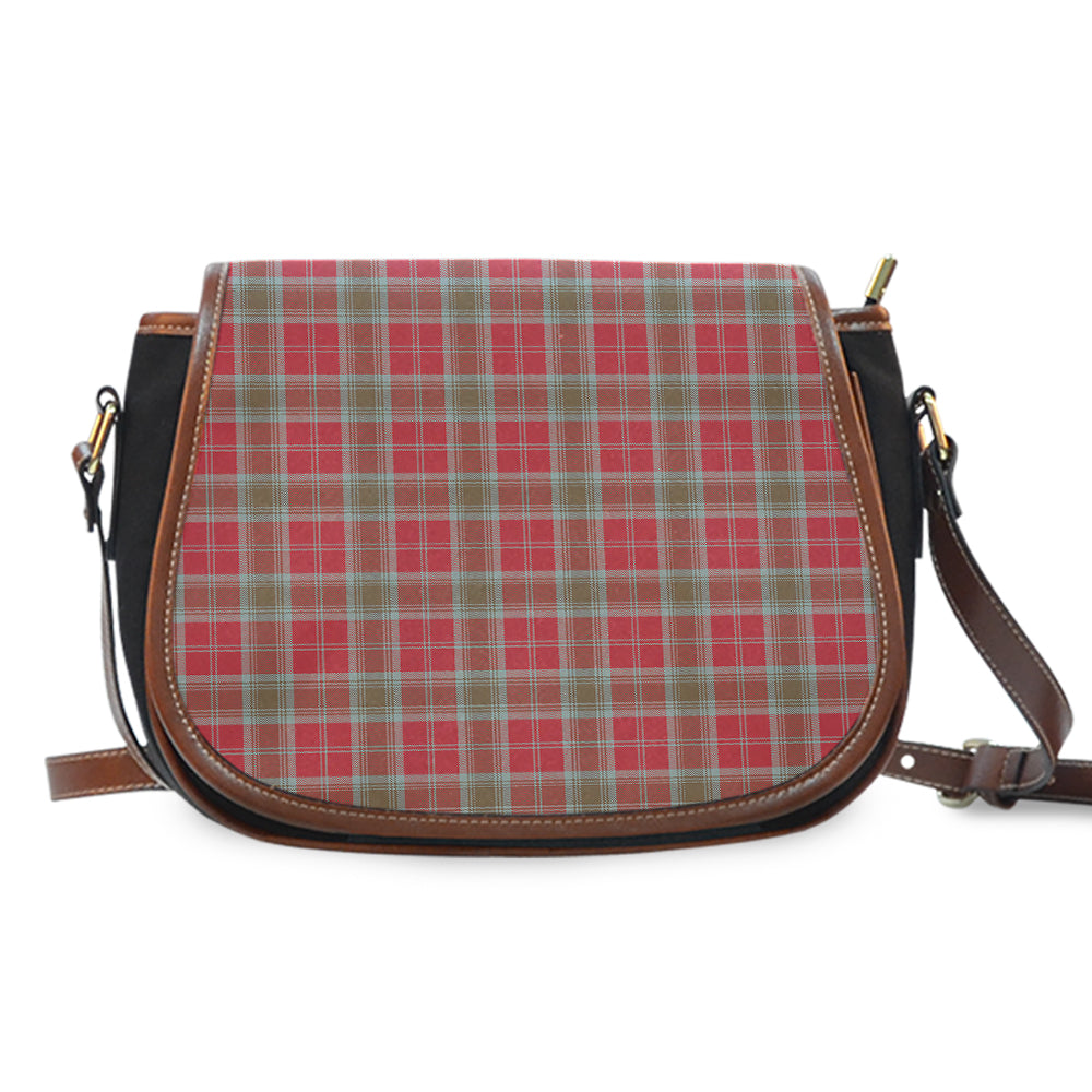 Clan Lindsay Weathered Tartan Saddle Handbags UR82 Clan Lindsay Tartan Today