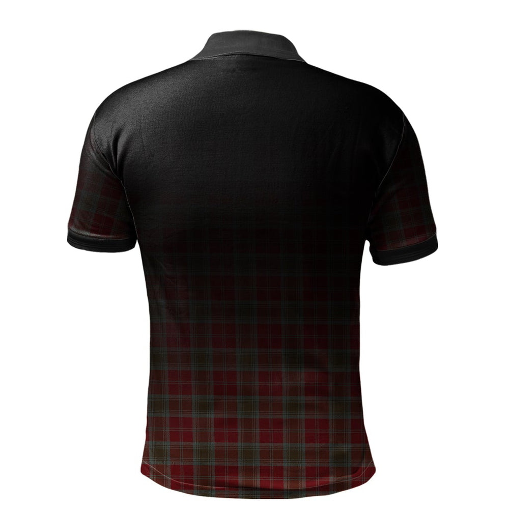 Clan Lindsay Weathered Tartan Polo Shirt - Alba Celtic Style DT77 Lindsay Weathered Tartan Tartan Polo
