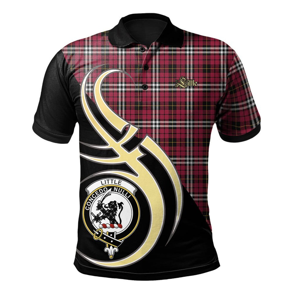 Clan Little Tartan Polo Shirt - Believe In Me Style AJ61 Little Tartan Tartan Polo
