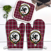 Clan Little Tartan Crest Oven Mitt And Pot Holder (2 Oven Mitts + 1 Pot Holder) IJ26 Clan Little Tartan Today