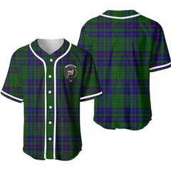 Clan Lockhart Tartan Unisex Baseball Jersey DQ97TP80 Clan Lockhart Tartan Today