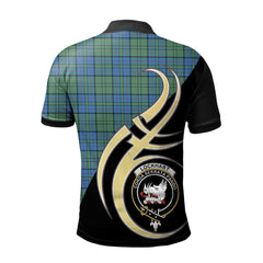 Clan Lockhart Tartan Polo Shirt - Believe In Me Style QG50 Lockhart Tartan Tartan Polo