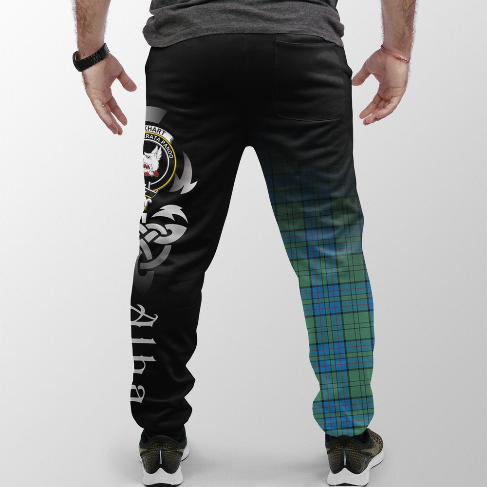 Clan Lockhart Tartan Crest Jogger Sweatpants Alba Celtic Style XB67 Clan Lockhart Tartan Today