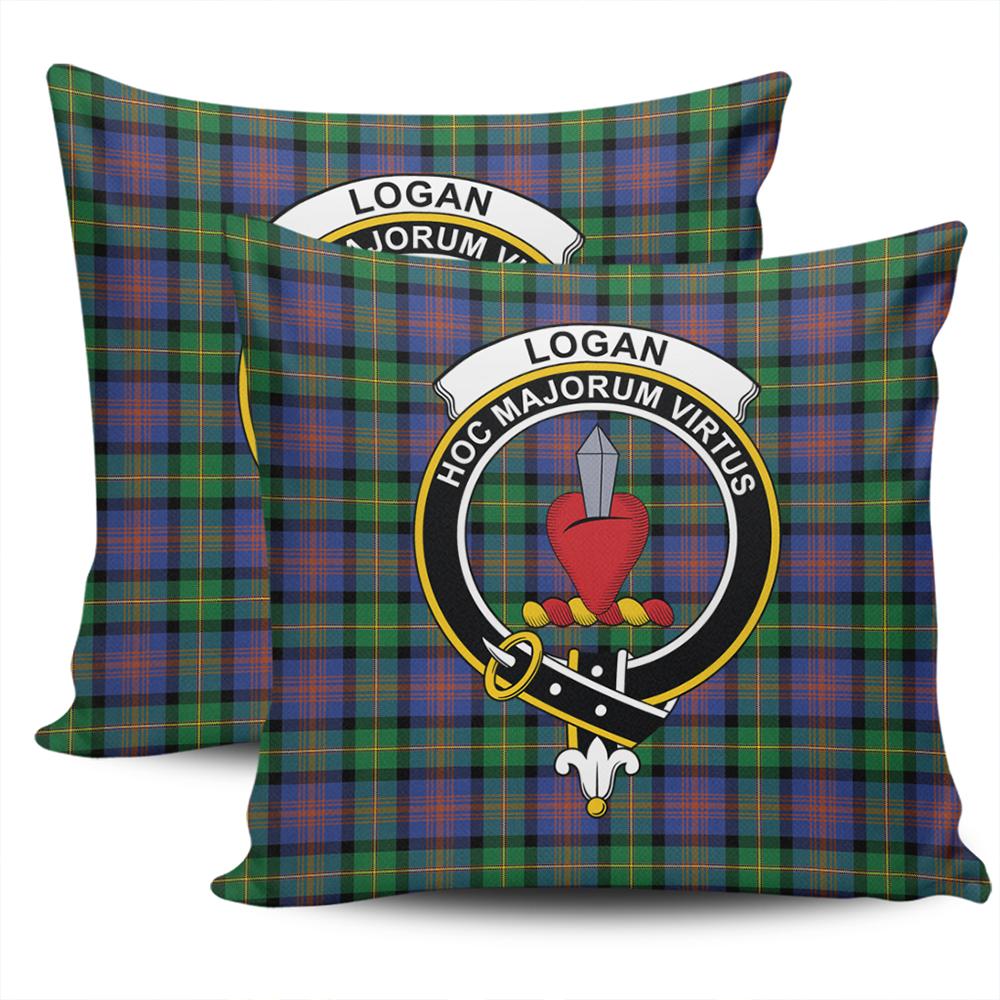 Clan Logan Ancient Tartan Crest Pillow Cover KO78 Clan Logan Tartan Today