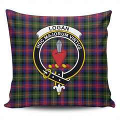 Clan Logan Modern Tartan Crest Pillow Cover MR46 Clan Logan Tartan Today