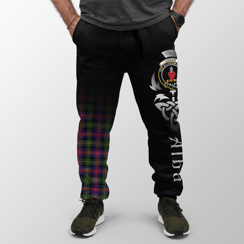 Clan Logan Modern Tartan Crest Jogger Sweatpants Alba Celtic Style ZH51 Clan Logan Tartan Today